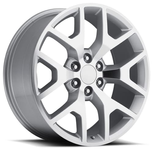 Factory Reproductions Replica GMC Sierra FR44 Replica Wheel Silver Machined Face