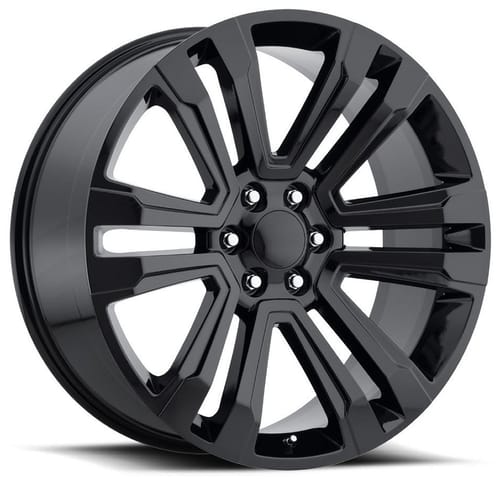 Factory Reproductions Replica Cadillac Escalade Truck FR72 Replica Wheel Gloss Black FR72