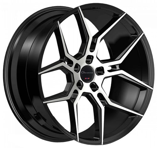 Giovanna Haleb Gloss Black w/ Machined Face