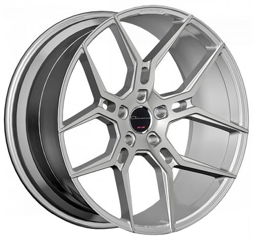 Giovanna Haleb Gloss Silver w/ Machined Face