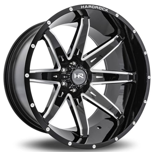 Hardrock Off-Road H502 Pain Killer Xposed Gloss Black Milled