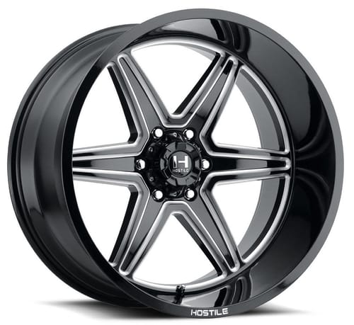 (Clearance - No Returns) Hostile H117 Venom Blade Cut (6 Lug) (* May Require Trimming)