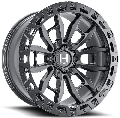 Hostile H130 Crandon (6-Lug) Asphalt