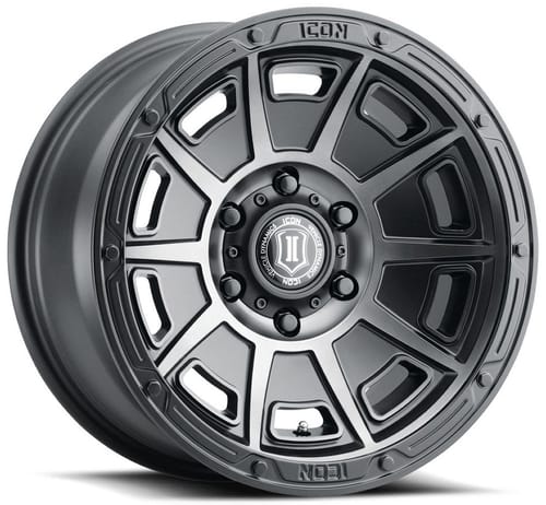 ICON Victory Smoked Satin Black Tint
