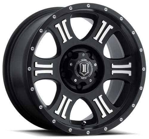ICON Shield Satin Black Machined