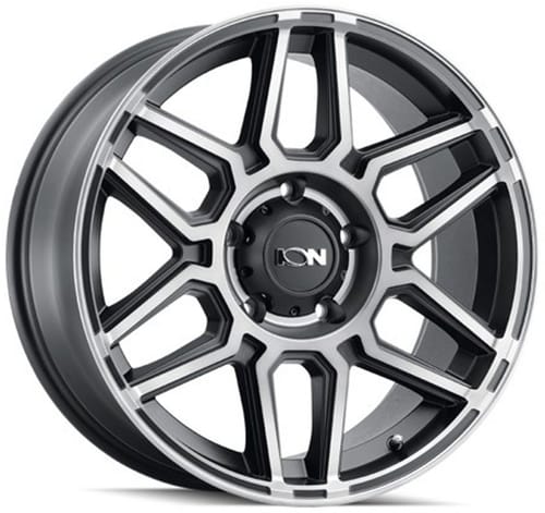 (Clearance - No Returns) Ion Alloy 146 Matte Black w/ Machined Dart Tint