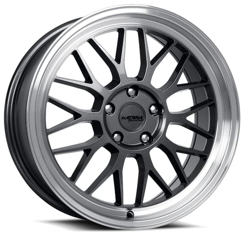 Katana Racing KR06 Gloss Gunmetal Machined Lip