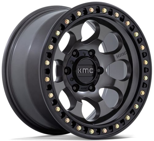 KMC KM550 Riot SBL Anthracite w/ Satin Black Lip