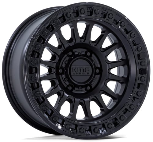 KMC KM552 IMS Matte Black w/ Gloss Black Lip