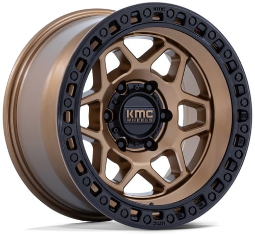 KMC KM553 Torx Matte Bronze w/ Gloss Black Lip