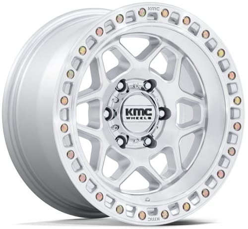 KMC KM553 Torx Gloss Silver Machined