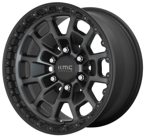 KMC KM718 Summit Satin Black w/ Gray Tint
