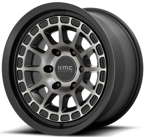 KMC KM719 Canyon Satin Black w/ Gray Tint