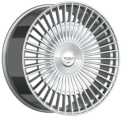 Koko Kuture Kessab Gloss Silver Machined