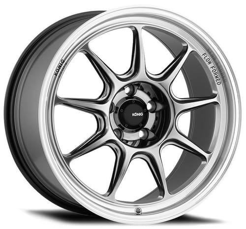 Konig Countergram Hyper Chrome w/ Machined Lip (Flow Formed)