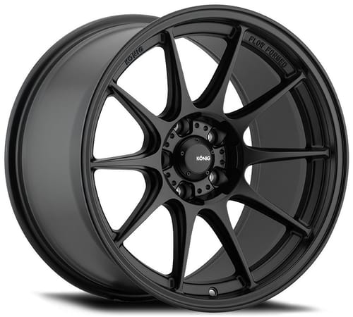 Konig Dekagram Semi-Matte Black (Flow Formed)
