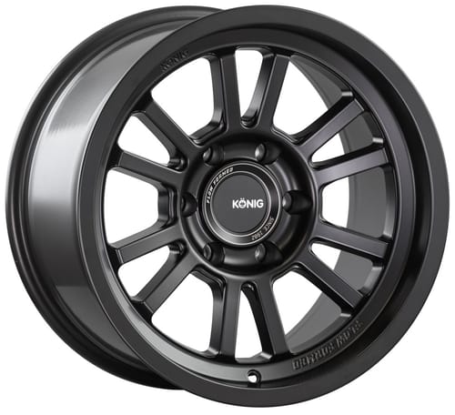 Konig HT1 Matte Black (Flow Formed)