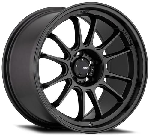 Konig Hypergram Matte Black (Flow Formed)