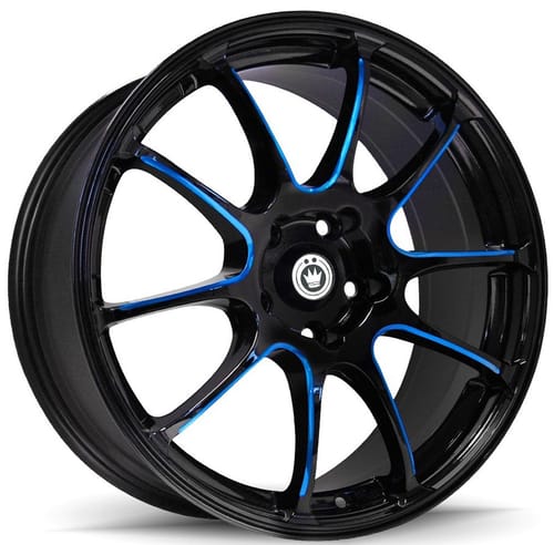 Konig Illusion Gloss Black w/ Ball Cut Blue