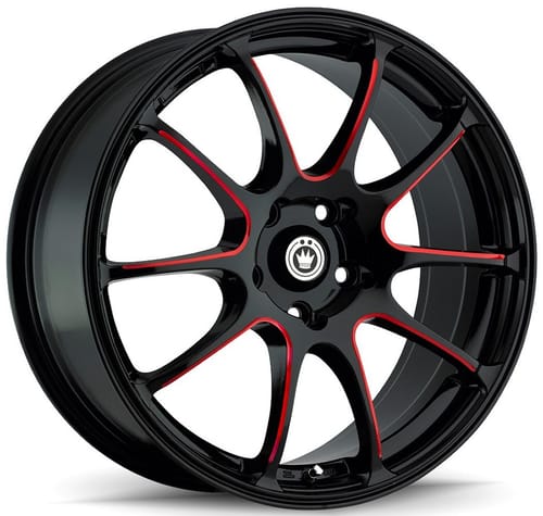 Konig Illusion Gloss Black w/ Ball Cut Red