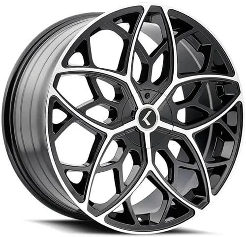 (Clearance - No Returns) Kraze KR184 Gloss Black Machined Face