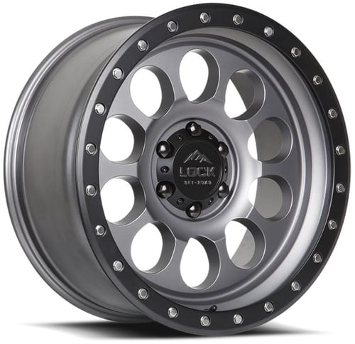 Lock Off-Road 50CAL Matte Grey w/ Matte Black Ring