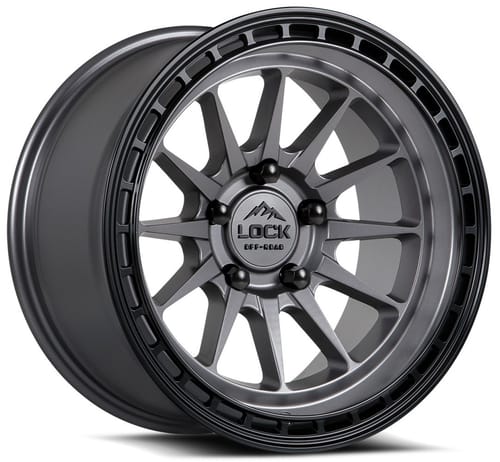 Lock Off-Road Baja Matte Grey w/ Matte Black Ring