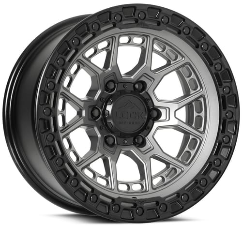 Lock Off-Road Commando Matte Grey w/ Matte Black Ring