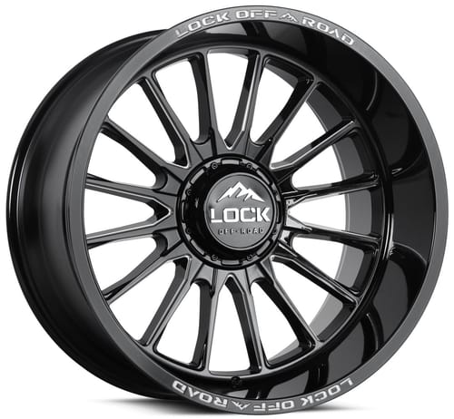 Lock Off-Road Extreme Striker Gloss Black Milled