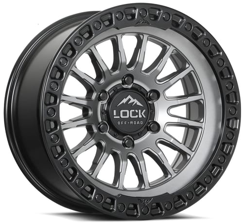 Lock Off-Road Grit Matte Grey w/ Matte Black Ring