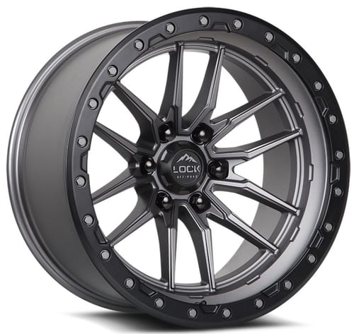 Lock Off-Road Krawler Matte Grey w/ Matte Black Ring