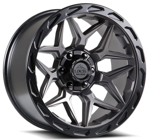Lock Off-Road Matrix Matte Grey w/ Matte Black Ring