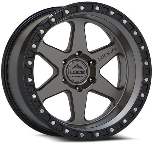 Lock Off-Road Olympus Matte Grey w/ Matte Black Ring mm