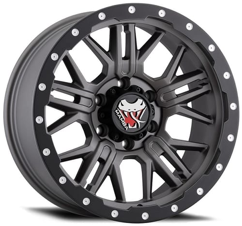 Mamba Off-Road M25 Matte Grey w/ Black Lip
