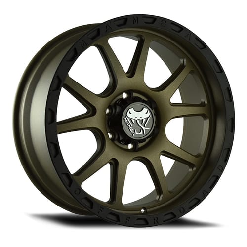 Mamba Off-Road M27 Matte Bronze w/ Black Lip (Flow Formed)