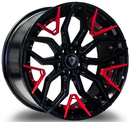 Marquee M3371 Gloss Black w/ Red Inserts