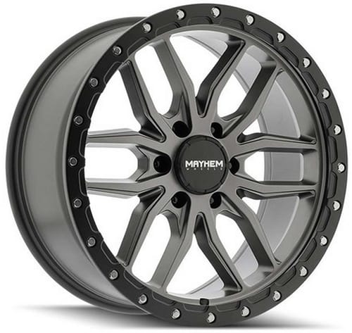 Mayhem Vector 8310 Matte Gunmetal w/ Black Lip