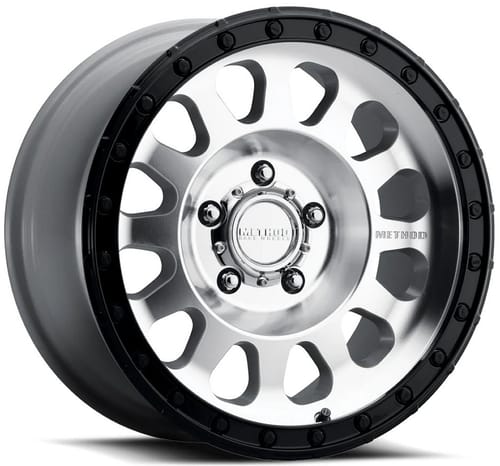 Method Race MR315 Machined w/ Gloss Black Lip