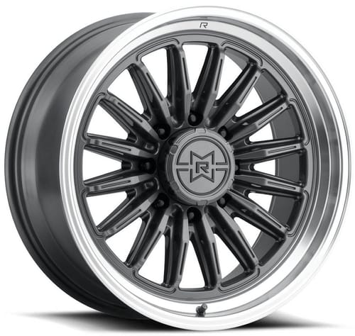 Method Race MR803 Raised (8-Lug) Gloss Titanium w/ Machined Lip
