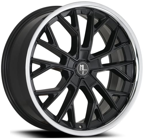 Modern Luxury MLF15 Gloss Black w/ Chrome SSL (Flow Formed)