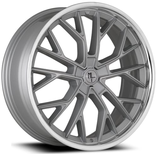 Modern Luxury MLF15 Brushed Silver w/ Chrome SSL (Flow Formed)