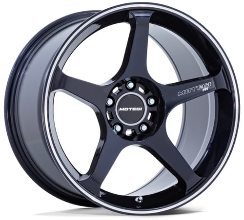 Motegi MR159 Obsidian Blue w/ Machined Lip Stripe