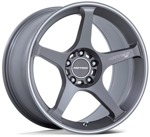 Motegi MR159 Gunzilla w/ Machined Lip Stripe