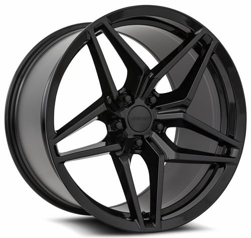 MRR M755 Corvette ZR1/ C6/ C7/ Z06/ Grandsport Replica Wheels Gloss Black (Flow Formed)