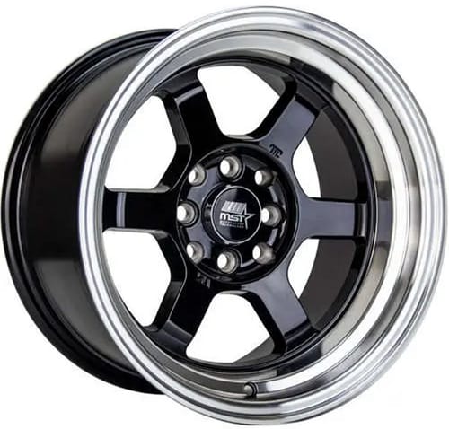 MST Time Attack Gloss Black Machined Lip