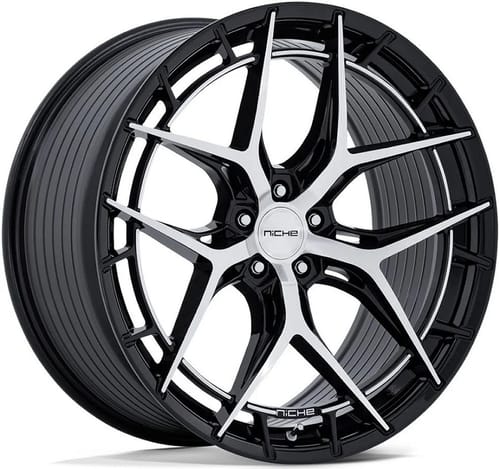 Niche Riviera Gloss Black Machined (Flow Form)