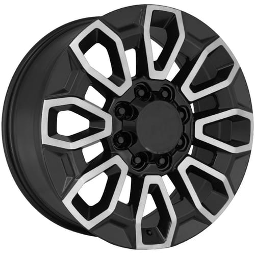 OE Concepts Replica 2021-2023 GMC 2500 HD Gloss Black Machined