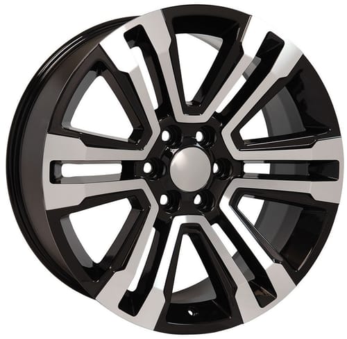 OE Replica GMC Yukon CV44 Gloss Black Machined