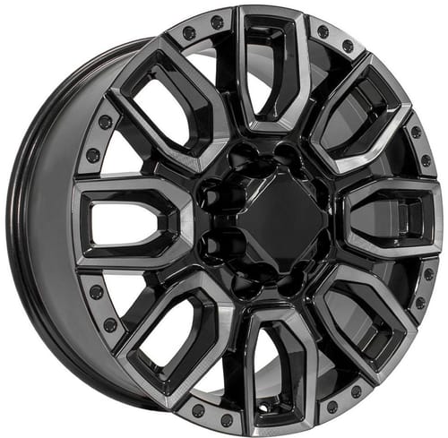 OE Replica GMC Sierra 2500/3500 CV97 Gloss Black Milled & Tinted
