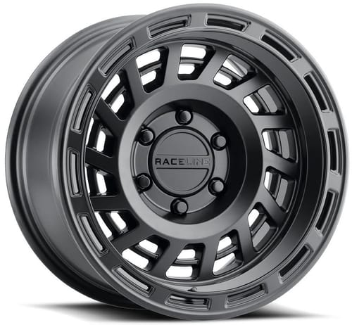 Raceline 957B Halo Satin Black